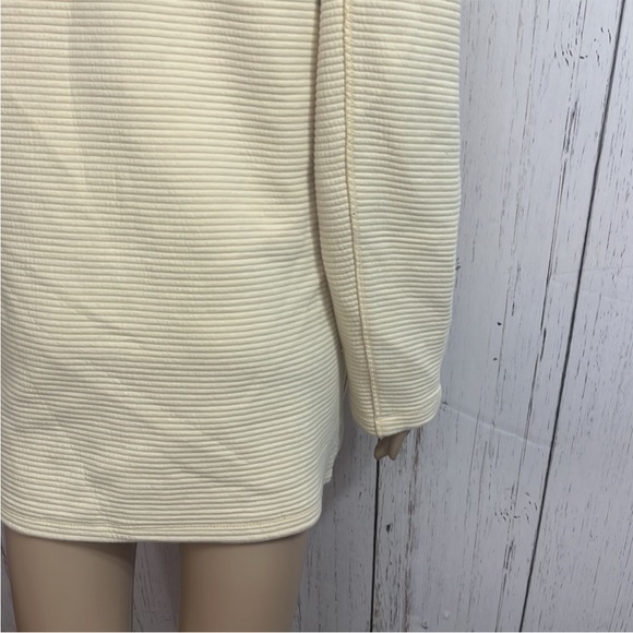 Westbound Cream Ribbed Button Up Sweater Coat - Picture 9 of 10